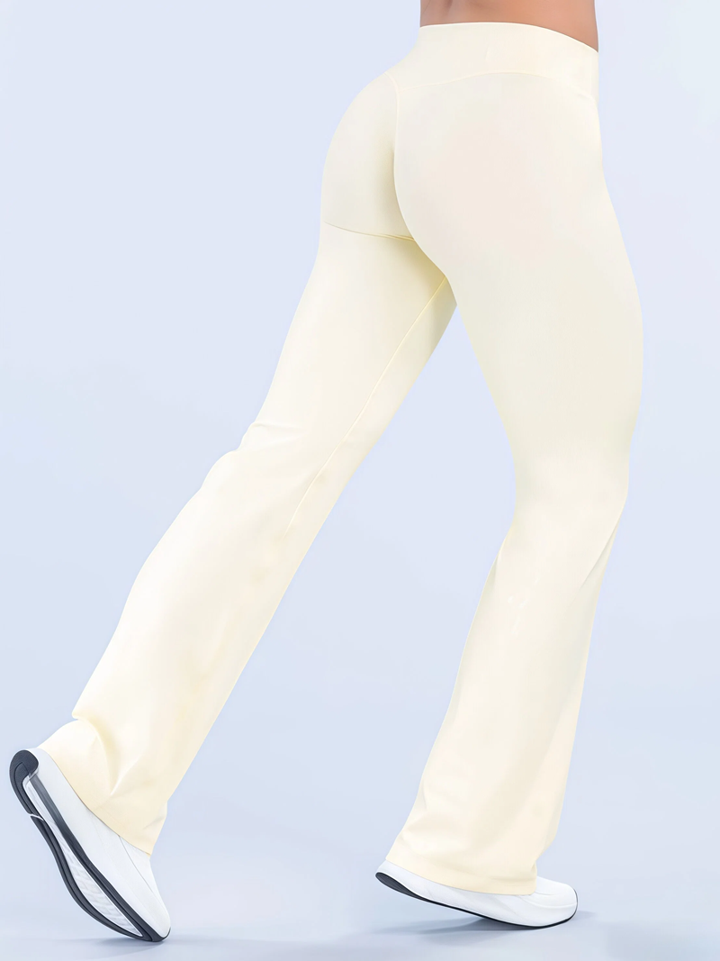 Yoga Fitness Leggings - HISTELLO オリジン フレア スポーツ フィットネス フレアパンツ