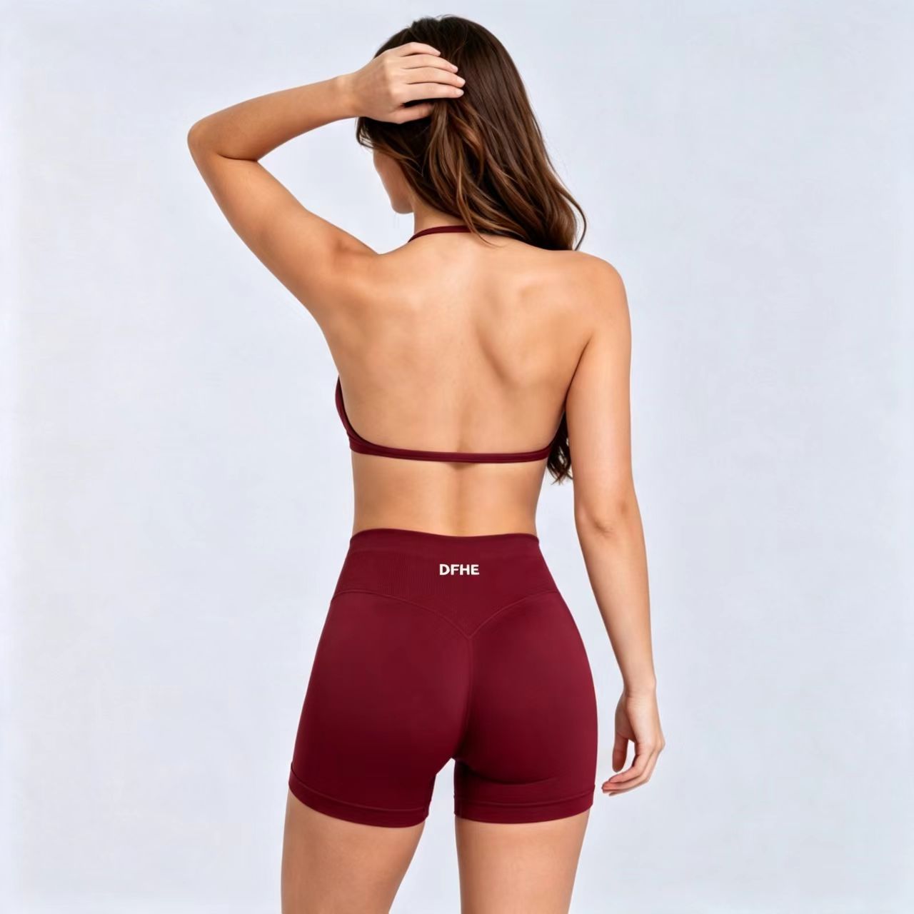 Yoga Fitness Leggings - DFHE レディース ハイウエスト フィットネス ワークアウト ヨガショーツ