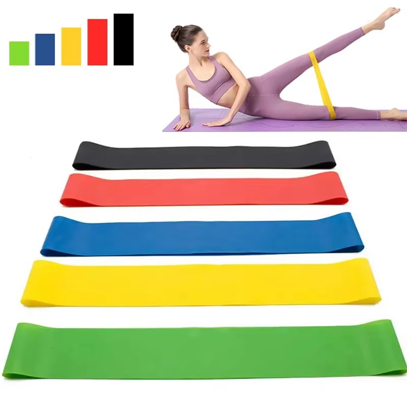 Yoga Fitness Ring - 1～5個入り ヨガ用テンションベルト、フィットネス用伸縮ベルト、レジスタンススクワット用、ヒップテンションリング、ストレッチエクササイズベルト、フィットネス、体操用