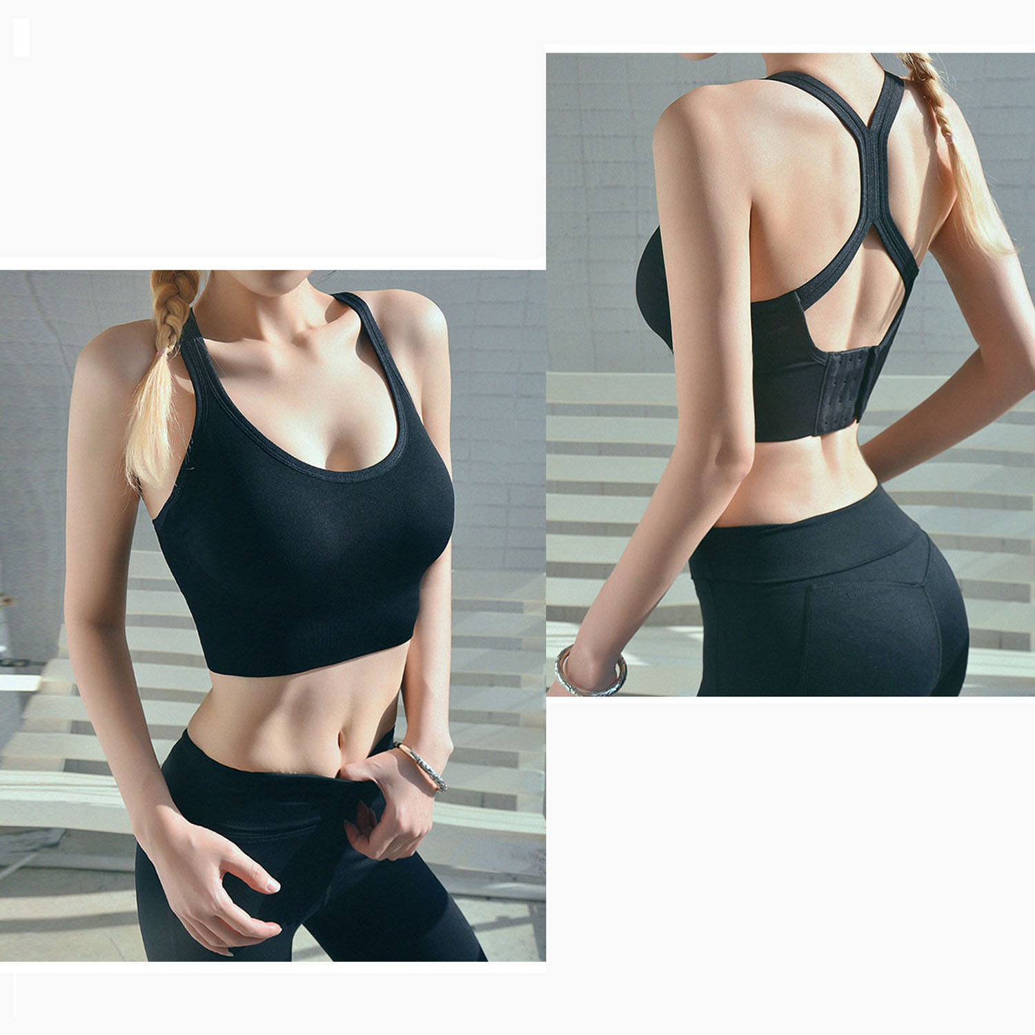 ZHUOHUA スポーツブラ 女性用、クロスオーバービューテ - Yoga Fitness Ring のレビューと価格
