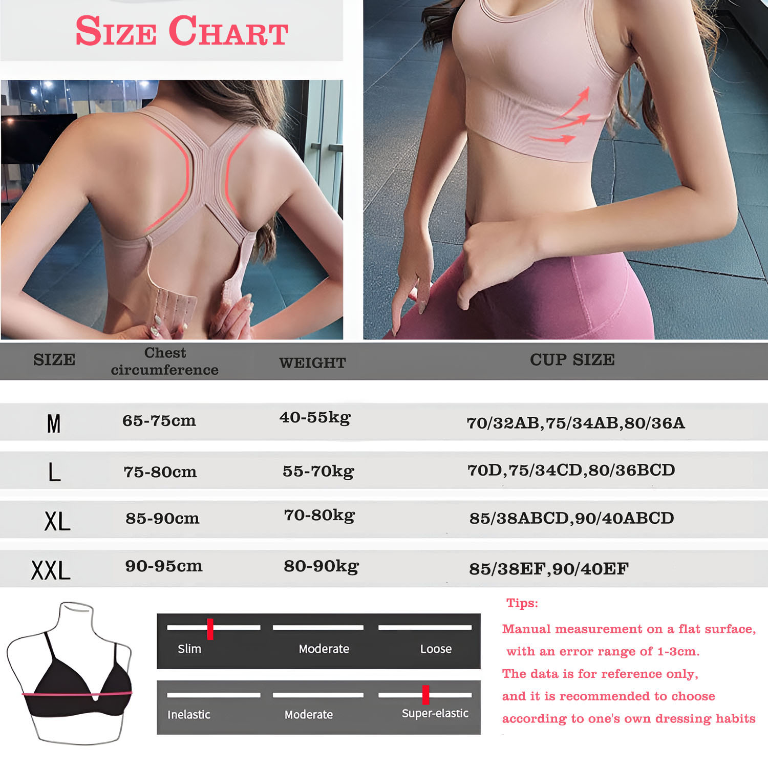 ZHUOHUA スポーツブラ 女性用、クロスオーバービューテ - Yoga Fitness Ring のレビューと価格