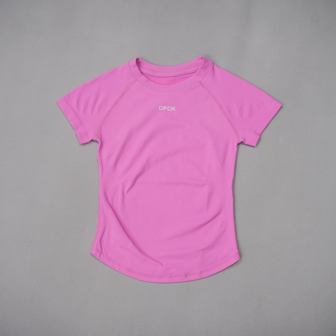 DFDK レディース クルーネック 半袖 アスレチックTシャ - Yoga Daily Fitness のレビューと価格