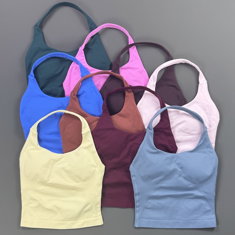 ロングラインストラップトップ女性用ノースリーブアスレチックベ - Yoga Daily Fitness のレビューと価格