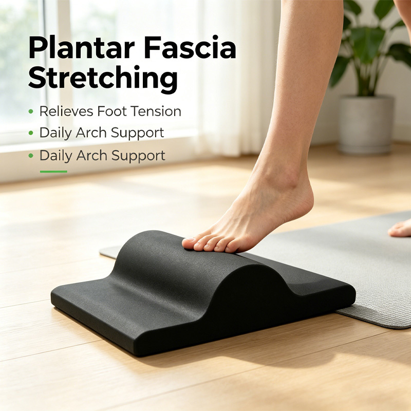 長い曲線状のアーチ型フォームトレーニングボード足首強化トレー - Yoga Mat For Fitness のレビューと価格