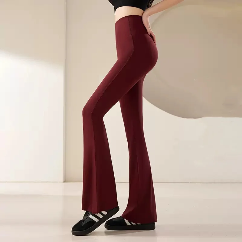 伸縮性のあるシャークスキンフィットネスヨガパンツ ハイウエス - Yoga Fitness Leggings のレビューと価格
