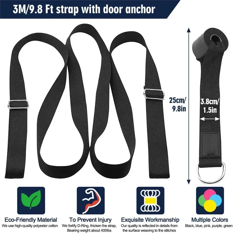 3M ドアフレキシビリティストレッチヨガストレッチストラップ - Yoga Fitness Ring のレビューと価格