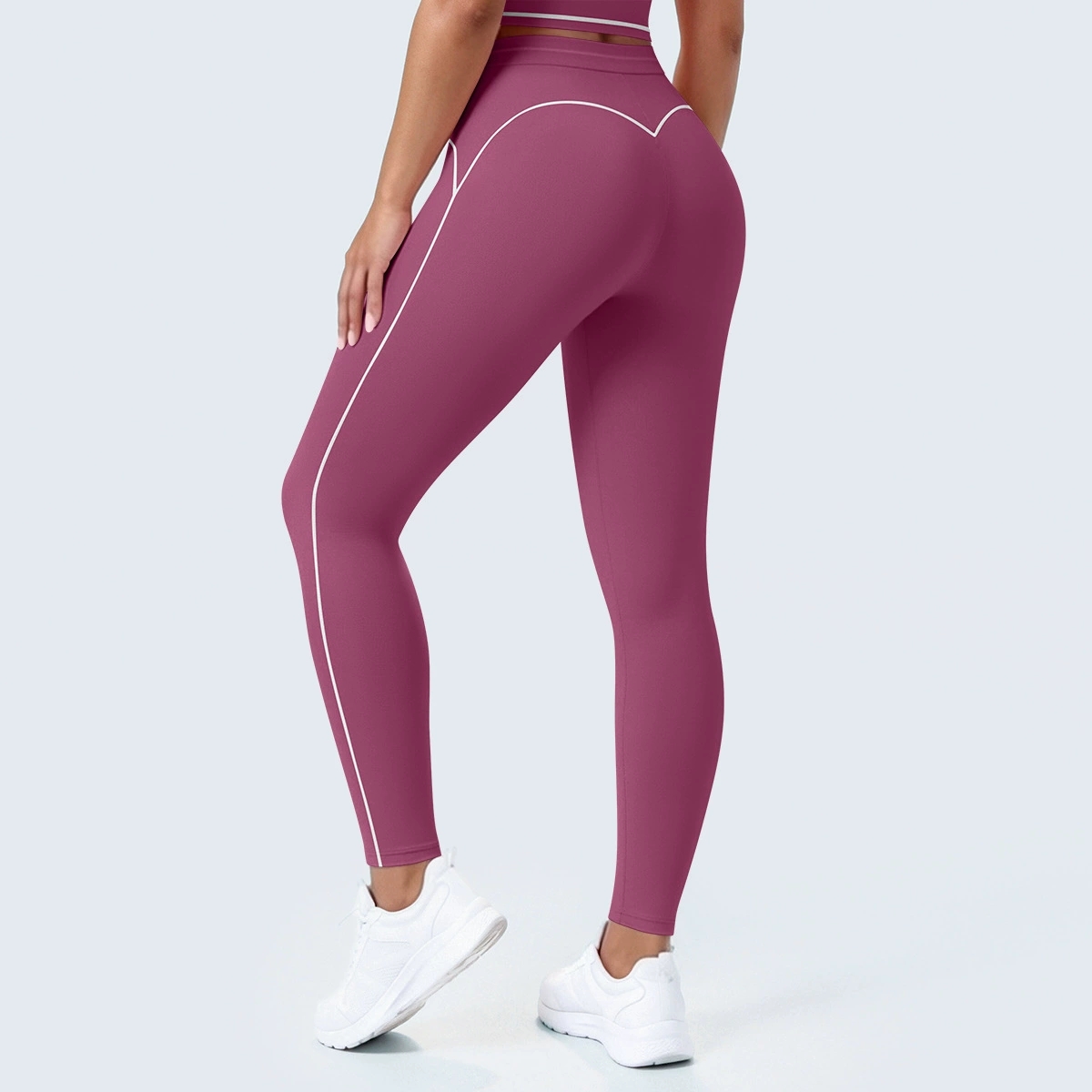 ハイウエストスポーツレギンス女性フィットネスランニングヨガパ - Yoga Fitness Leggings のレビューと価格