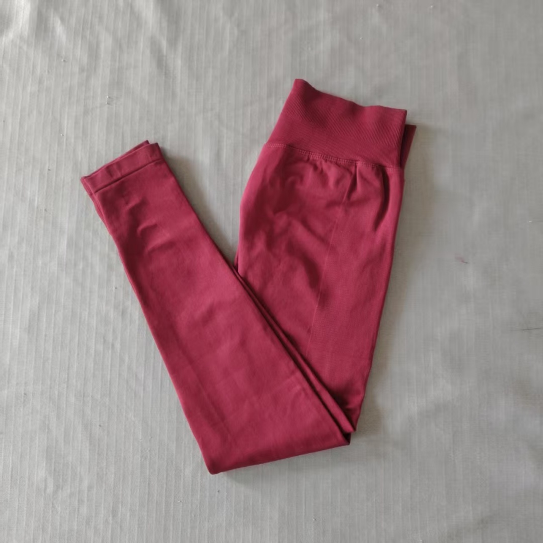 3DF-女性用ハイウエストシームレスヨガレギンス、ヒップアッ - Yoga Fitness Leggings のレビューと価格